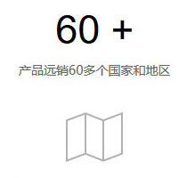 产(chǎn)品遠(yuǎn)销60多(duō)个國(guó)家和地區(qū)